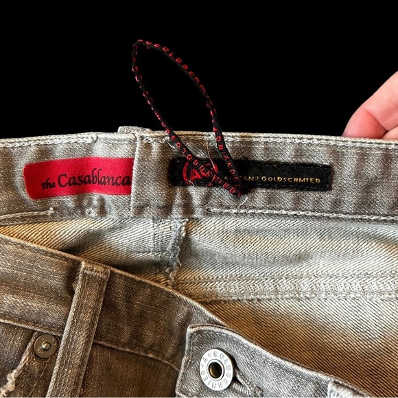 AG Adriano Goldschmied The Casablanca Gray Denim Jeans Women’s Size 31 - Picture 5 of 7